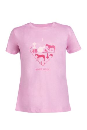 Kinder-T-Shirt -I love horse riding-